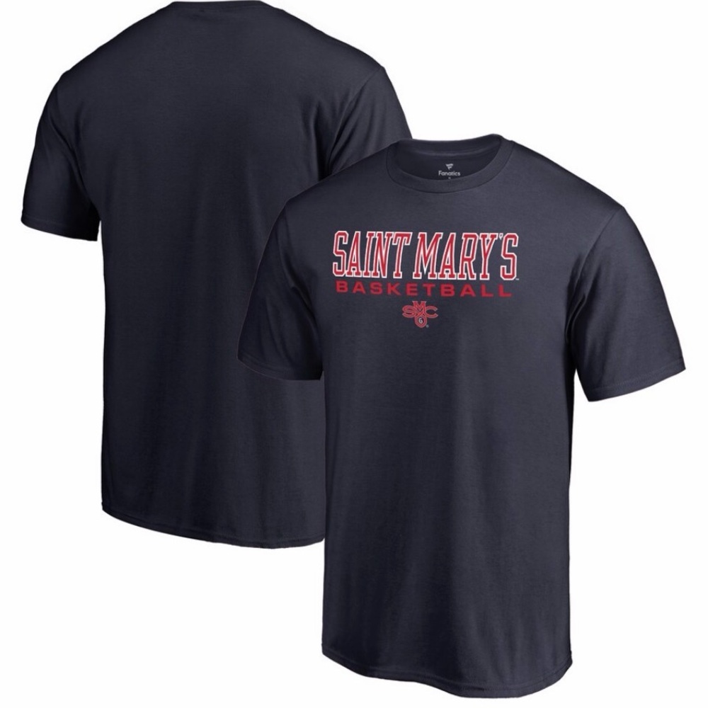 NEW Mens 4XL Saint Mary's Gaels Team Unity Basketball T-Shirt - Navy
